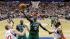Boston Celtics Kevin Garnett (5) reaches for a...