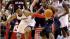 Atlanta Hawks Joe Johnson, front right, and...