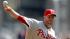 Philadelphia Phillies pitcher Roy Halladay throws during the second inning of the season opening baseball game against the Pittsburgh Pirates in Pittsburgh Thursday, April 5, 2012. Halladay pitched eight innings in the 1-0 Phillies win. (AP Photo/Gene J. Puskar)  