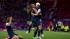 United States Megan Rapinoe, right, celebrates...