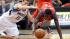 Minnesota Timberwolves Luke Ridnour, left, and...