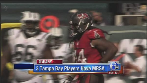 Third Buccaneer has MRSA; Eagles game still on