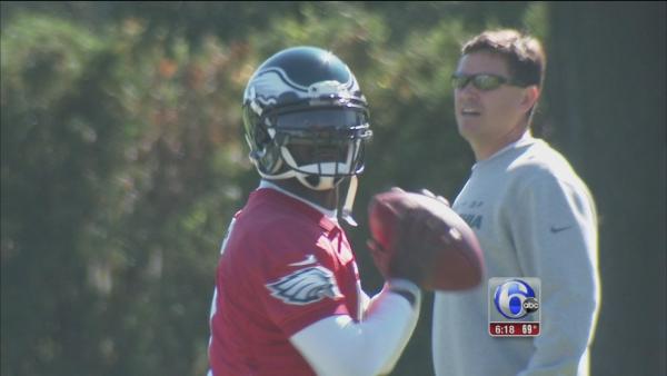 QB Vick a limited participant in Eagles practice