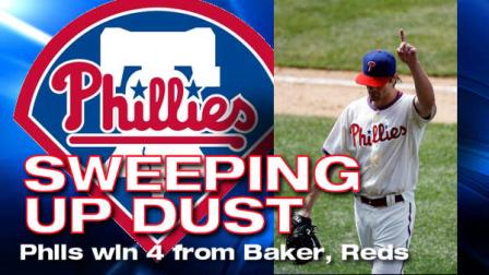 Phillies Sweep The Reds