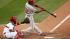 Philadelphia Phillies Ben Francisco hits a...