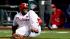 Philadelphia Phillies Ryan Howard reacts after...