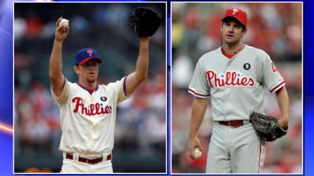 Brad Lidge / Roy Oswalt (AP PHOTOS)