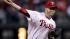 Philadelphia Phillies Roy Halladay pitches in...