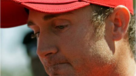 Philadelphia Phillies second baseman Chase Utley speaks to reporters during a baseball availability at Brighthouse Field in Clearwater, Fla., Sunday, March 25, 2012. (AP Photo/Kathy Willens)