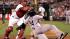 Philadelphia Phillies catcher Carlos Ruiz knocks...