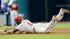 Philadelphia Phillies Ryan Howard (6) is tagged...
