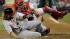 Washington Nationals Jayson Werth, left,...
