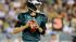 Philadelphia Eagles quarterback Nick Foles looks...