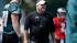 Philadelphia Eagles head coach Chip Kelly directs his players during NFL football training camp in Philadelphia, Tuesday, July 23, 2013. (AP Photo/Matt Rourke) 