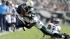 San Diego Chargers Eddie Royal, left, is tackled...