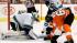 Vancouver Canucks goalie Roberto Luongo blocks...
