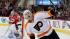 Philadelphia Flyers Claude Giroux reacts after...