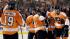 Philadelphia Flyers players, from left, Scott...