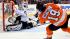 Philadelphia Flyers Scott Hartnell, right, takes...