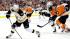 Boston Bruins Jay Pandolfo (29) shoots on goal...