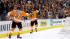 Philadelphia Flyers Matt Read, right, and Wayne...