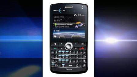 This undated product image released by AT&T, shows the TerreStar Genus phone. On Tuesday, Sept. 21, 2010, AT&T will start selling its first phone that includes a backstop for AT&Ts own network, over a satellite. The new phone, TerreStar Genus, could be an important tool for boaters, fishermen, forest wardens, emergency crews and others who go outside regular cellular coverage. NO SALES.