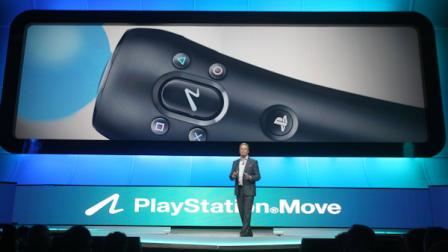 In this photograph taken by AP Images for SCEA, Peter Dillie, Senior Vice President, Marketing and PlayStation Network, addresses attendees at the Sony Computer Entertainment America press event in Los Angeles on Tuesday, June 15, 2010. (Chris Weeks/AP Images for SCEA)