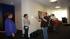 Larry Schwartz (right) explaining the first...