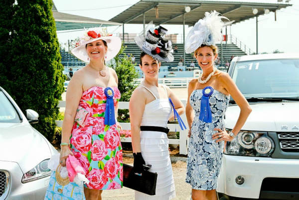 Looking lovely are three of the winners of the...