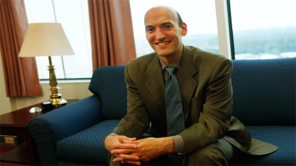 Gregory Jaczko, chairman of the Nuclear Regulatory Commission, is seen at NRC headquarters in Rockville, Md., on Tuesday, July 21, 2009, during an interview with the Associated Press. (AP Photo/Jacquelyn Martin)