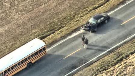 School bus crash in Townsend, Del.