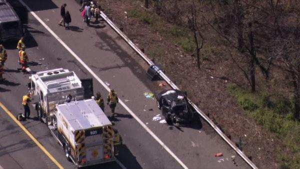 Crash on NJ Turnpike