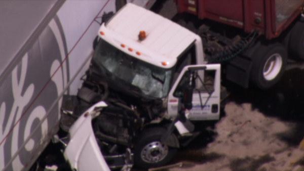 Crash on NJ Turnpike