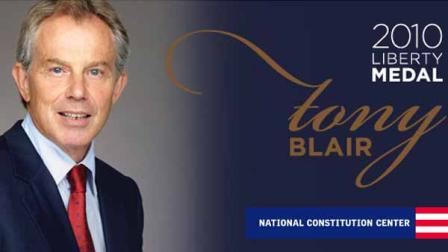2010 Liberty Medal Honoree, former British Prime Minister Tony Blair.