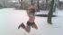 Swimsuits in the snow