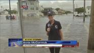 Annie McCormick reports on flooding from Surf City