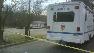 Police investigate a murder on Lynn Road in Durham (Jim Schumacher photo)