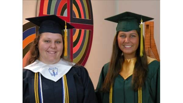 Danielle Barnes, Hobgood Academy and Elizabeth Roberts, Harrells Christian Academy