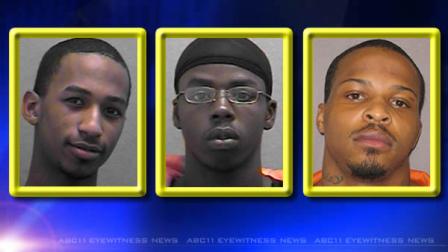 Tyrell Keshaun Person, David Vernell Marrow, and Jovan Antwan Bullock are three of nine charged in Henderson