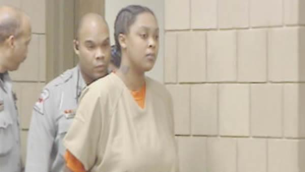 Shaniya Davis' mother Antionette Davis at a court appearance Feb. 9, 2012.