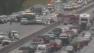 A chain reaction crash shut down all lanes of Interstate 40 at Hwy 751 near the Streets at Southpoint Monday afternoon.