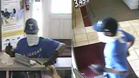 <p>Surveillance pictures obtained from BB&T bank (Courtesy: Sampson County Sheriffs Office) </p>