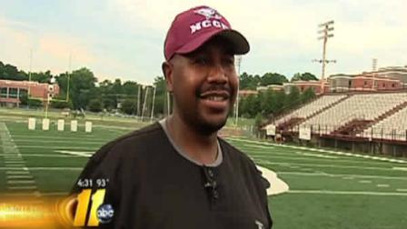 North Carolina Central Head Football Coach Henry Frazier