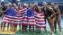 Members of the United States womens water polo...