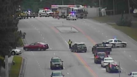 Crash at Chapel Hill Road and Trinity Drive.