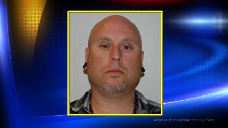 Charles Hitlins booking photo on the gun possession charge.