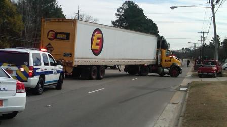 A crash on Cedar Creek Road in Fayetteville.