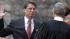 North Carolina Gov. Pat McCrory is sworn in by...