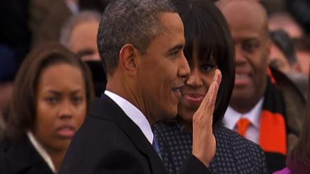 President Obama takes the oath of office Monday, Jan. 21.