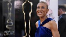 TV personality Robin Roberts arrives at the 85th Academy Awards at the Dolby Theatre on Sunday Feb. 24, 2013, in Los Angeles. (Photo by John Shearer/Invision/AP)